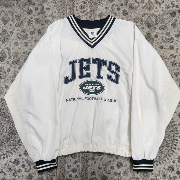 NFL 뉴욕 제츠 웜업 바람막이 풀오버 F (100-105)