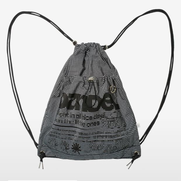 단델 체크 짐색 스트링 가방 백팩 check symbol gym sack