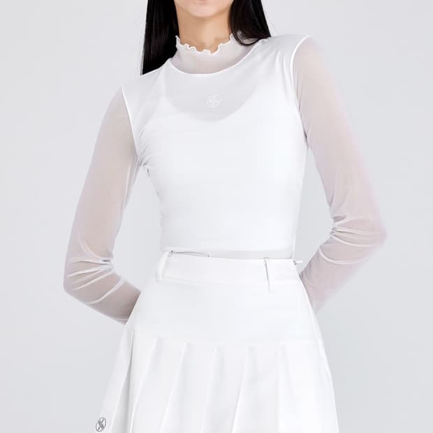 [S]젝시믹스골프 러플 모크넥 베이스 레이어 이너티