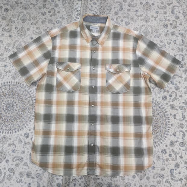 칼하크 체크 워크 셔츠 2XL