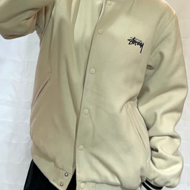 스투시 35주년 울 바시티자켓