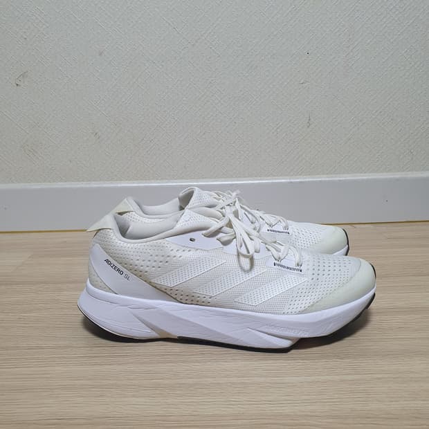 아디다스 아디제로 SL 화이트 런닝화 270
