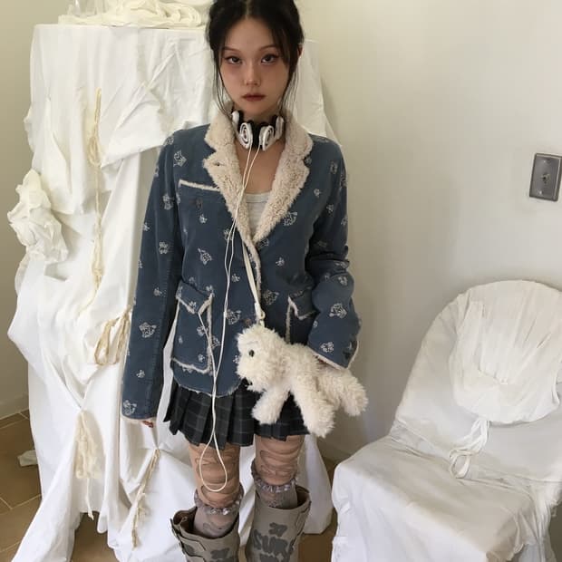 히스테릭글래머 아카이브 버니 코듀로이 자켓