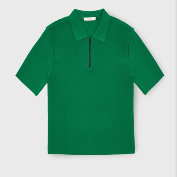 아모멘토 HALF ZIP-up collar knit