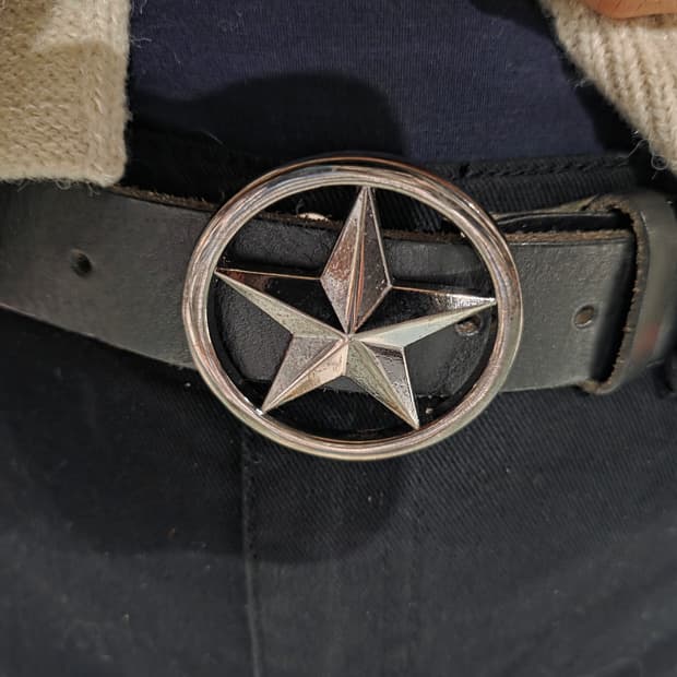 별 가죽벨트
