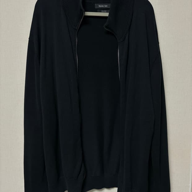 마시모두띠 니트 집업 투웨이 블랙 XL