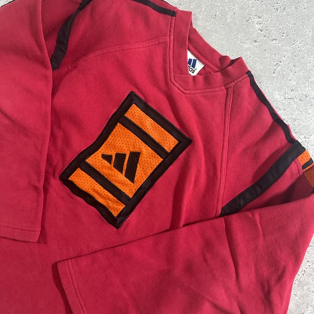 90s 아디다스 올드스쿨 메쉬포인트 맨투맨