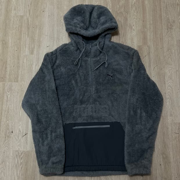 푸마 PUMA 후리스 하프집업 후드티 M(95)