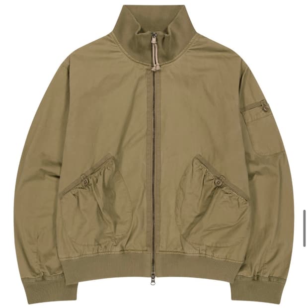 새상품)코이세이오 더스티 코튼 봄버 자켓 베이지 1사이즈