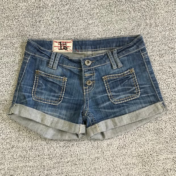 데님 숏팬츠