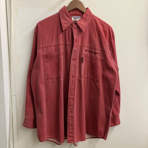 N75 리복 빈티지 워싱셔츠