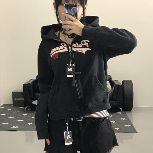 Polo Jeans Graphic Zip Up Hoodies