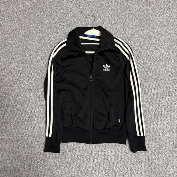 아디다스 파이어버드 백로고 져지 95 블랙 화이트