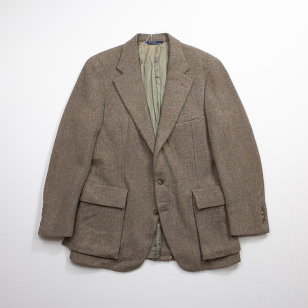 80s 폴로 랄프로렌 울 트위드 블레이저 USA made