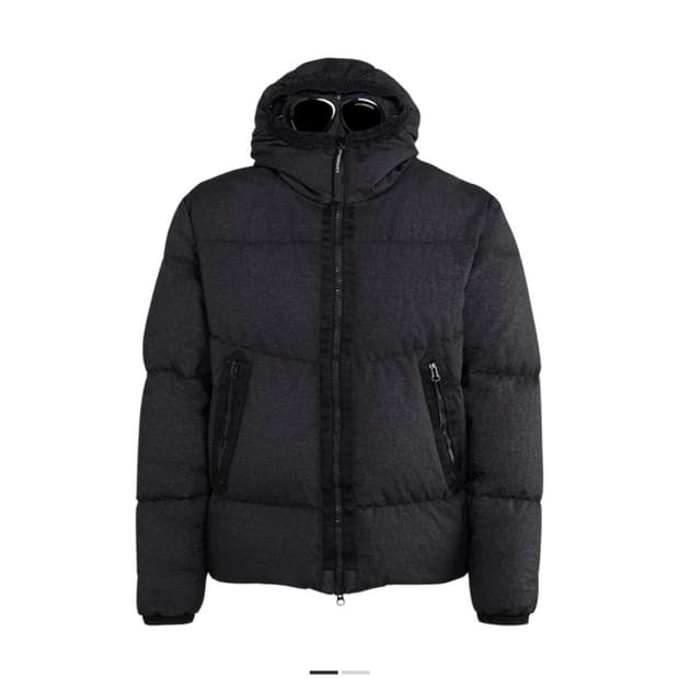 [50] CP컴퍼니 코 테드 고글 다운 자켓 블랙 패딩