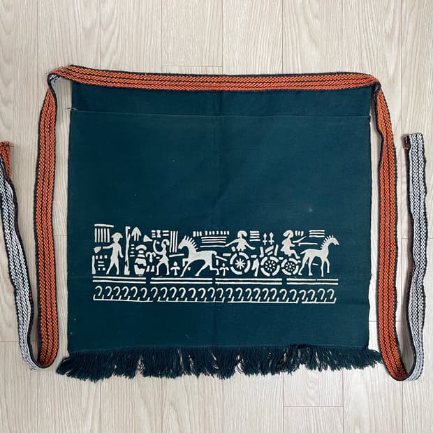 에스닉 빈티지 앞치마 9번 90s