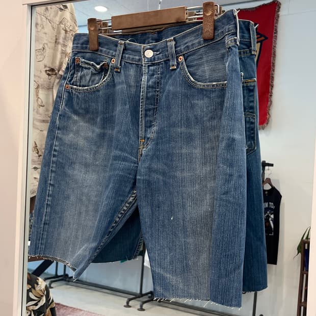 Levis 리바이스 501 컷오프 데님 쇼츠 팬츠 (30-31)
