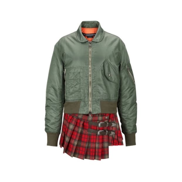 엔더슨벨 CARLEE BOMBER KILT DRESS