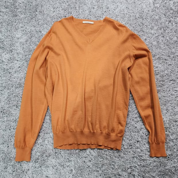 제냐 브이넥 니트티 50