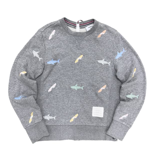 톰브라운 샤크보드 백지퍼 맨투맨(0)