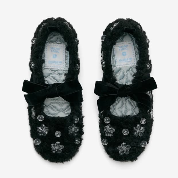 락피시웨더웨어 [X SUSAN FANG] FURRY MARYJANES