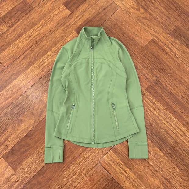 여성용 6 룰루레몬 디파인 그린 집업 