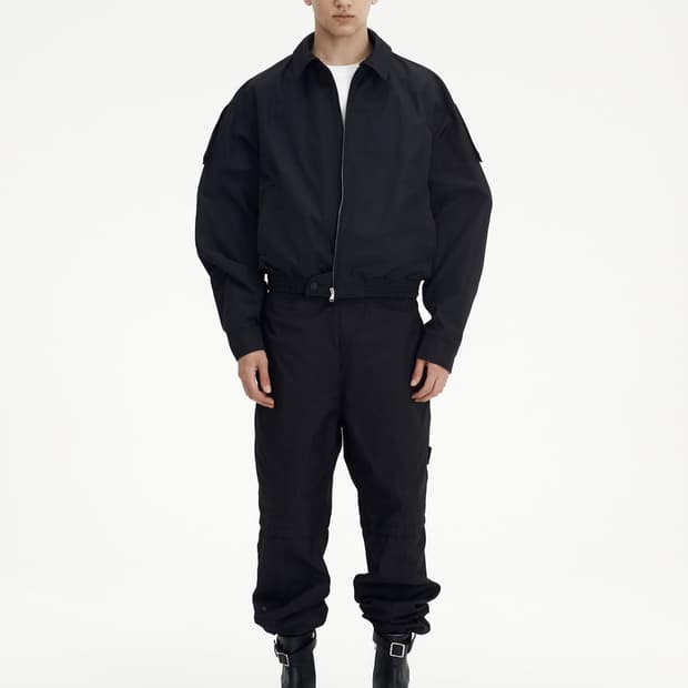 렉토 21ss short zip bomber jumper