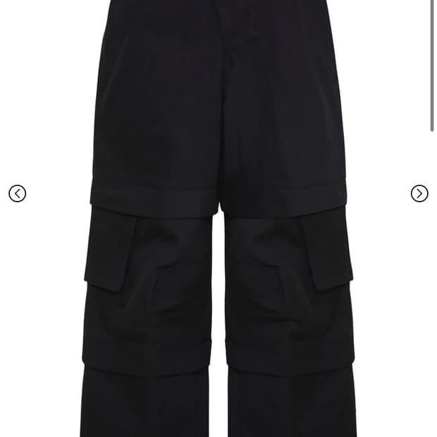 카미엔 타이탄 배기 팬츠 블랙 2사(시착)