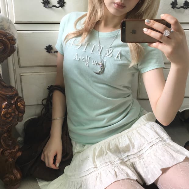 Abercrombie 아베크롬비 민트 반팔