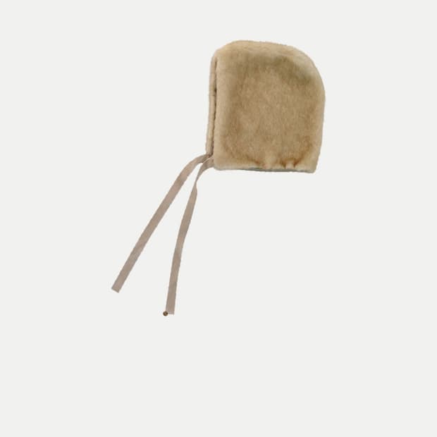 콜로신스 | POIU RIBBON HOOD HAT BEIGE