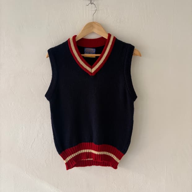 60-70’s Pendleton Lobo Virgin Wool Vest 