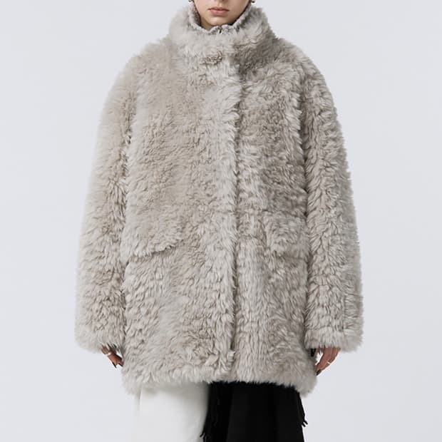 트리밍버드 퍼하프코트/퍼자켓 판매해요