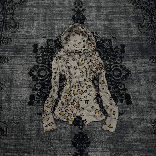 Tsumori chisato 00s y2k star hood zip up