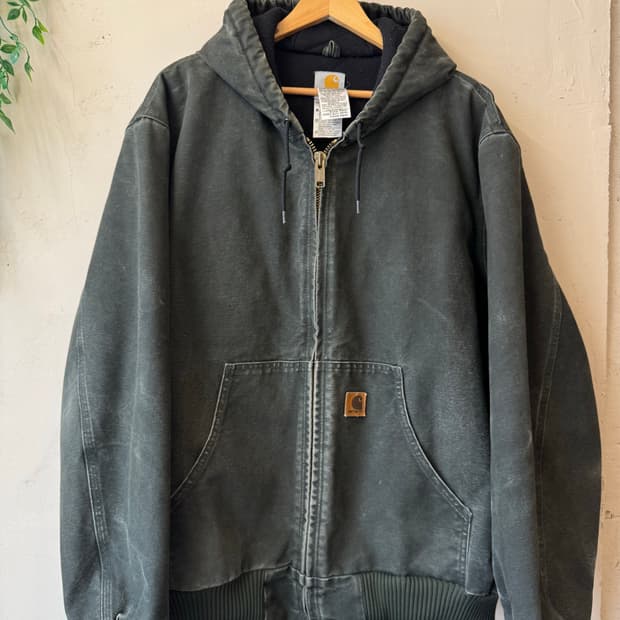 칼하트 J130 액티브자켓 mos green xl