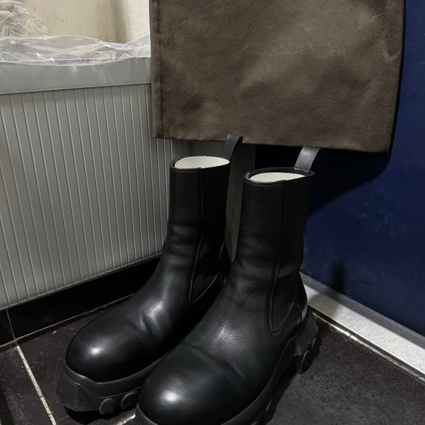 릭오웬스 비틀 보조 트랙터 부츠 42.5사이즈