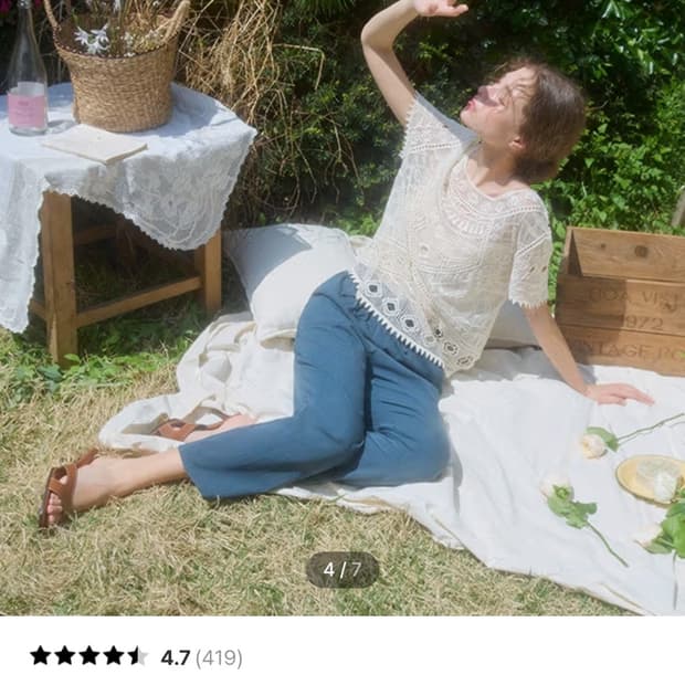벨리츠 인견 찰랑팬츠 틸네이비 55