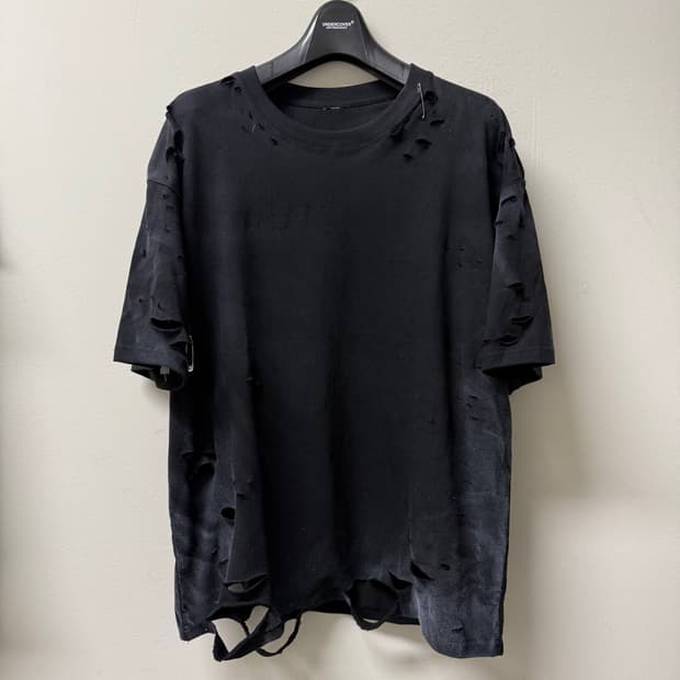 빈티지 무드 디스트로이드 반팔 