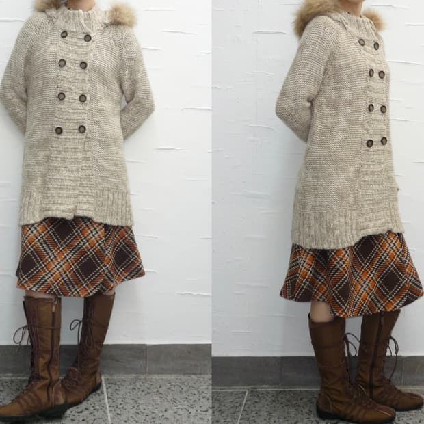 oatmeal cozy hooded cardigan