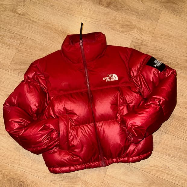 노스페이스 눕시 레드