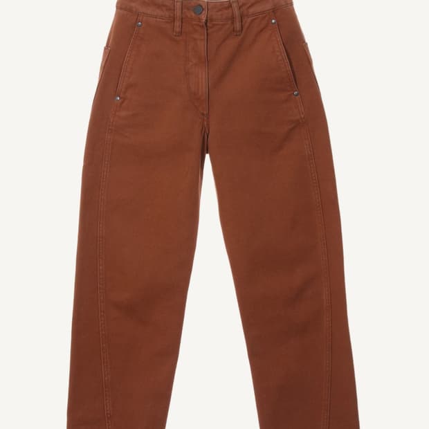 르메르 브릭브라운 커브 진 34