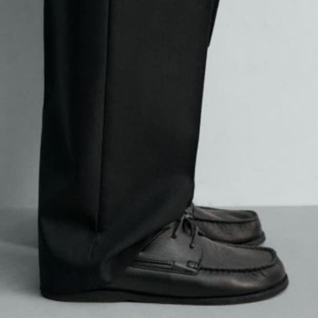 자라 레더 데크슈즈 42