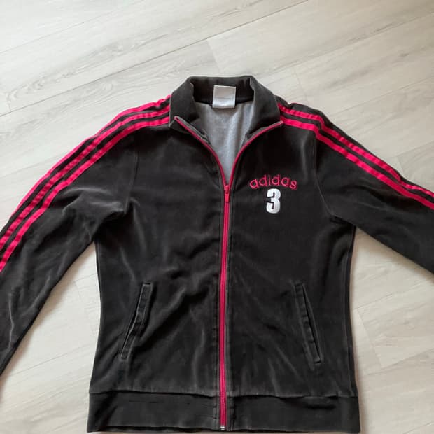 빈티지 벨벳 아디다스져지