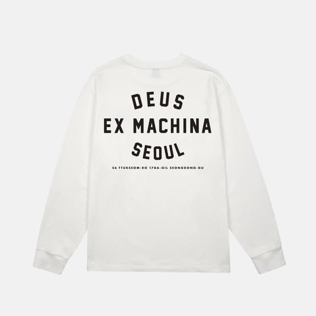 데우스 서울 긴팔 m 화이트 새상품