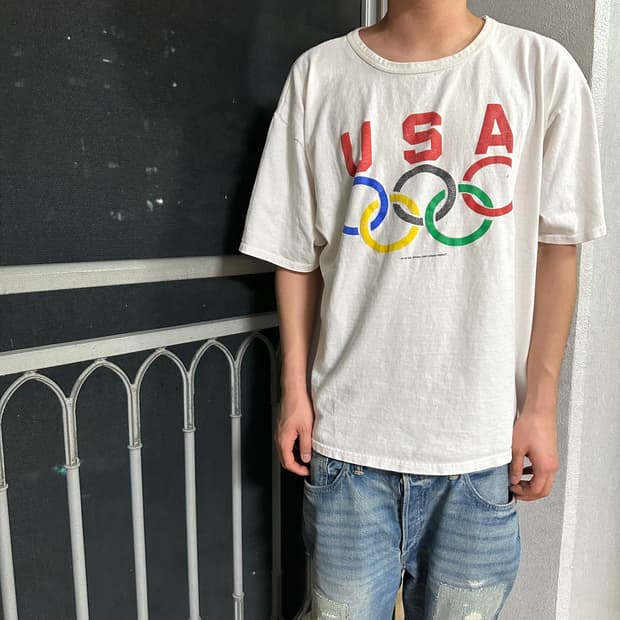 90s 챔피온 올림픽 국가대표 빈티지 티셔츠