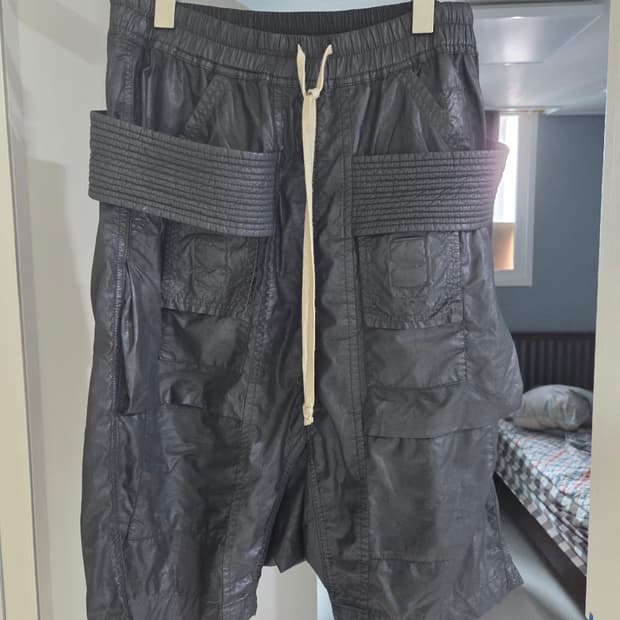 릭오웬스 코팅 태권도반바지