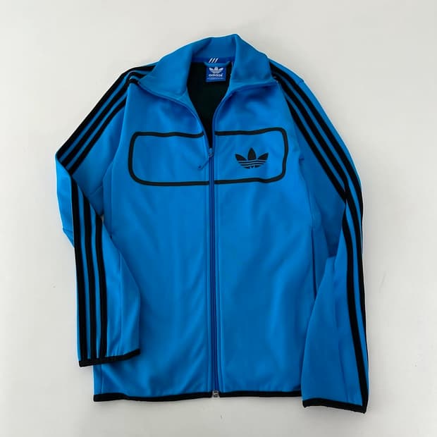 아디다스 트랙탑 져지 블루