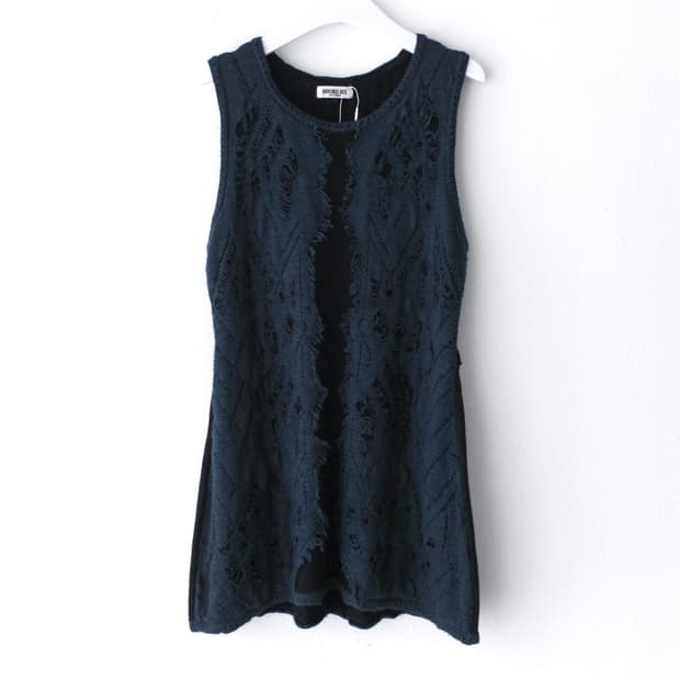 hiroko bis) damage knit long sleeve