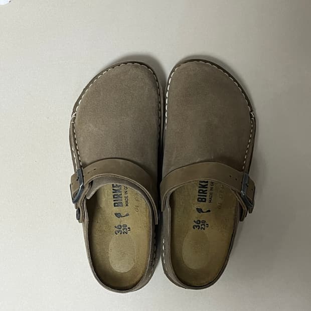 버켄스탁 루트리 프리미엄 스웨이드 그레이 타우페