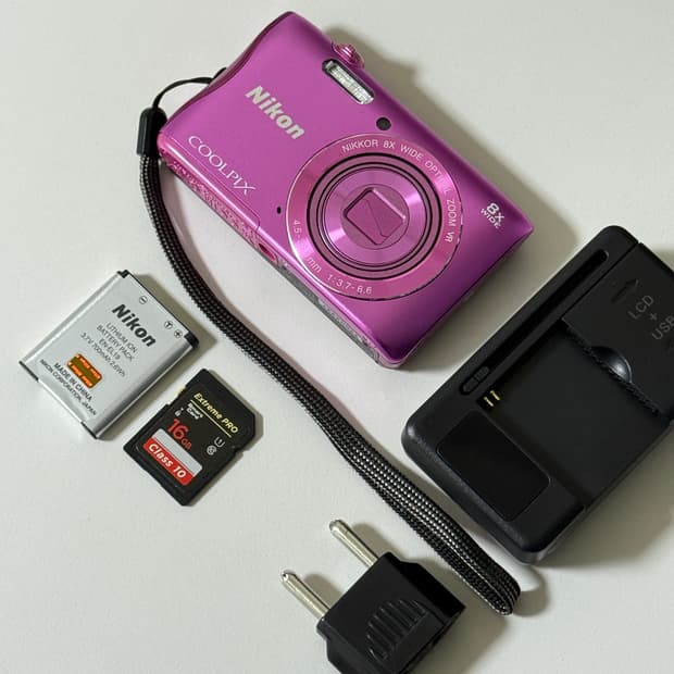 니콘 쿨픽스 s3700 빈티지 디카 디지털카메라