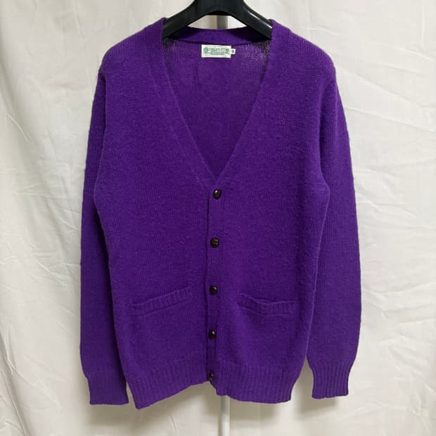 프릭스스토어 쉐기독 울 가디건 / 퍼플, 40(L)